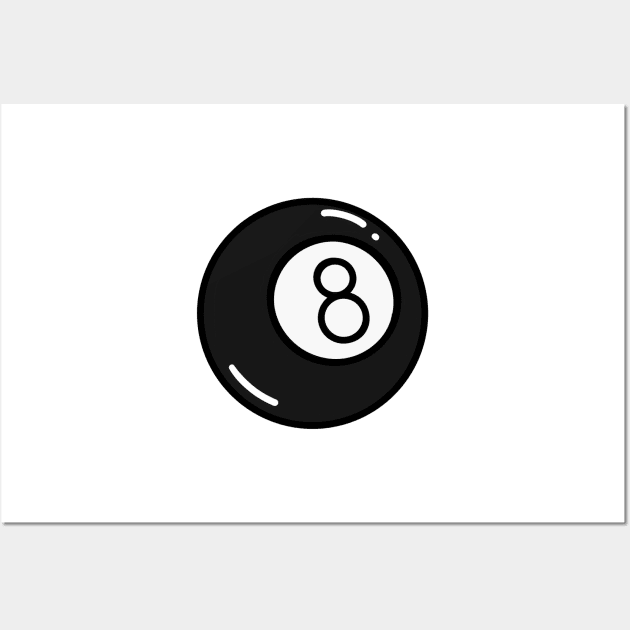 8-Ball Wall Art by Reeseworks